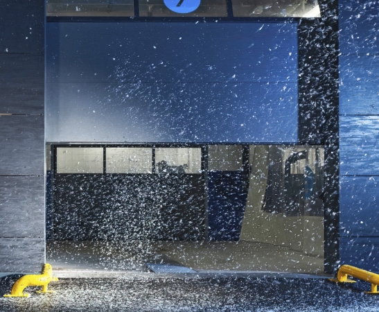 Панорамные ворота AluTherm в Тереке