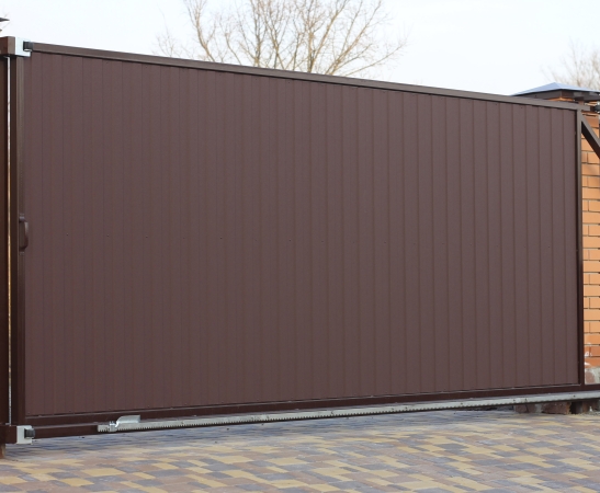 Откатные ворота в Тереке