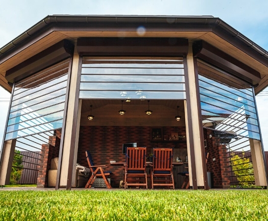 Прозрачные рольставни в Тереке