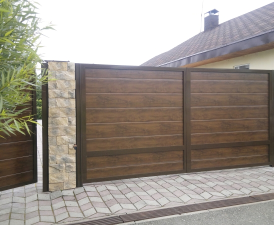 Распашные ворота в Тереке